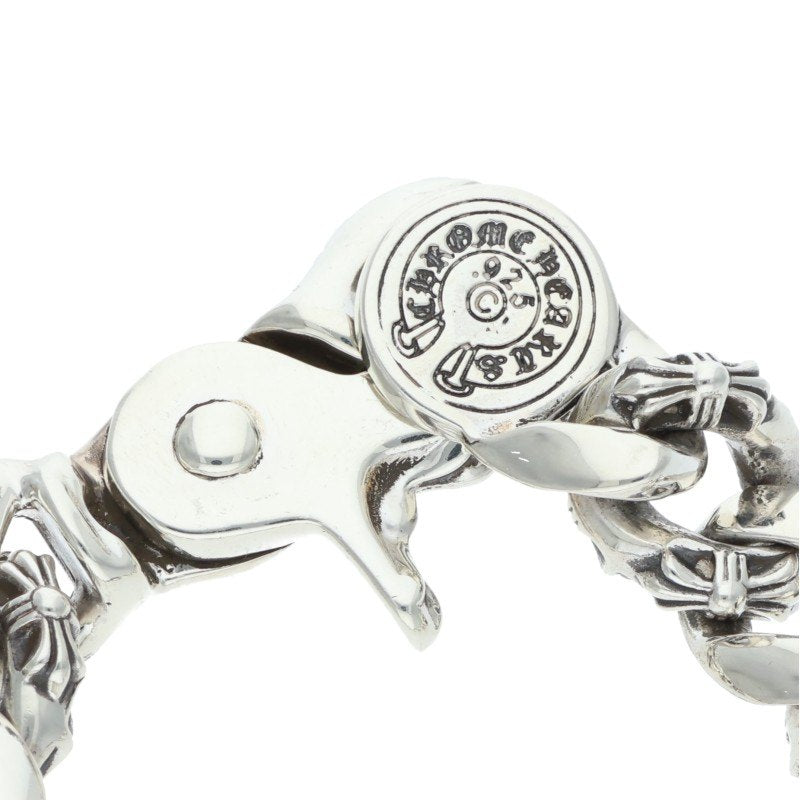 Chrome Hearts FNCY CHN LNK Silver Bracelet Size 15LINK