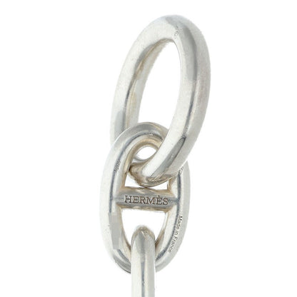 HERMES Chaine d'Ancre TGM Silver Bracelet Size 12LINK
