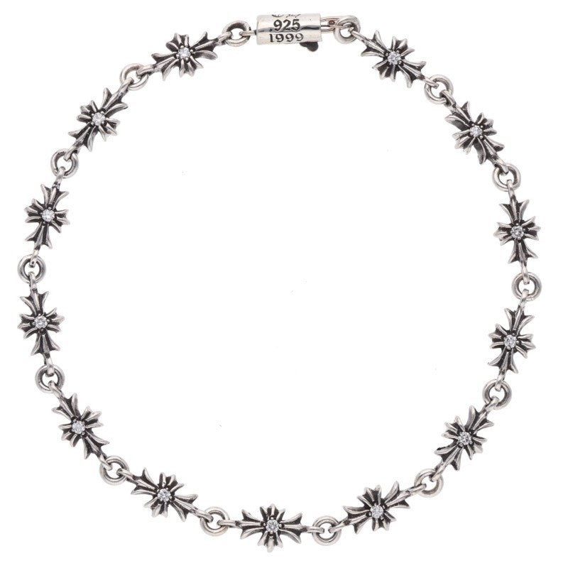Chrome Hearts TNY E CH PLS DIA Diamond Bracelet Size 13LINK