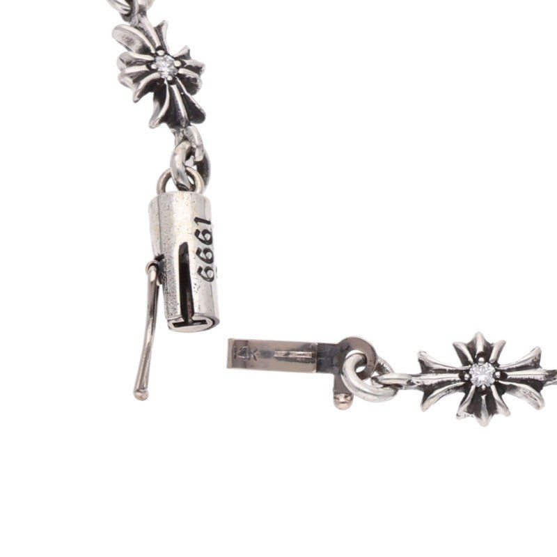 Chrome Hearts TNY E CH PLS DIA Diamond Bracelet Size 13LINK
