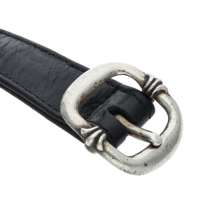 Chrome Hearts GUNSLINGER CH LABEL Leather Bracelet Size 11