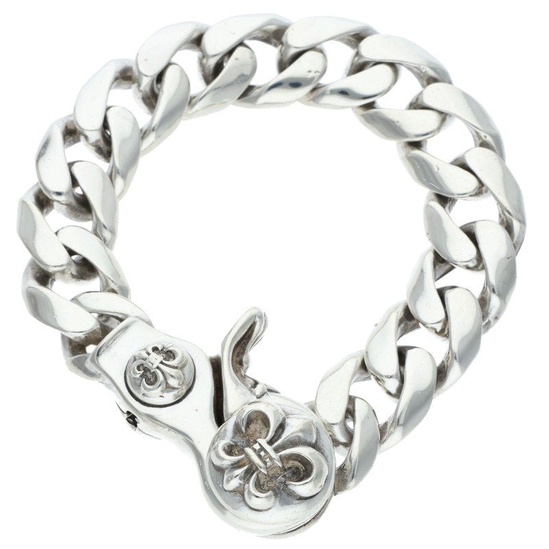 Chrome Hearts CLSC CHN LNK BS Silver Bracelet Size 13LINK