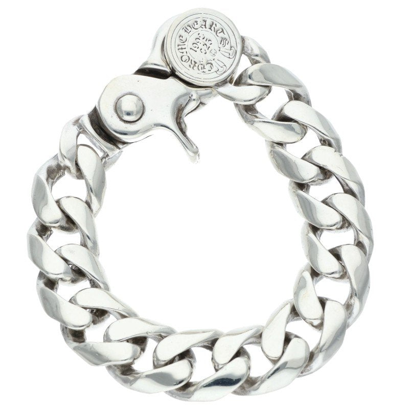 Chrome Hearts CLSC CHN LNK BS Silver Bracelet Size 13LINK