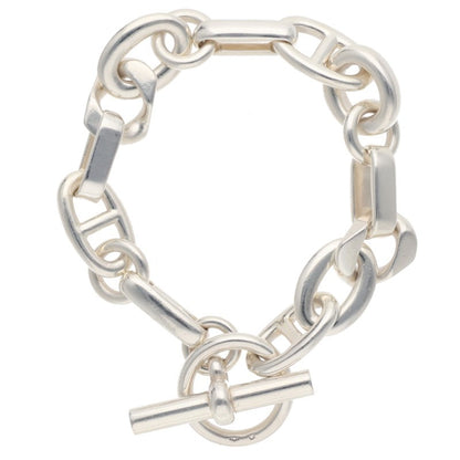 HERMES Aleas PM Silver Bracelet Size 15LINK