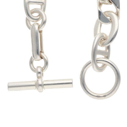 HERMES Aleas PM Silver Bracelet Size 15LINK