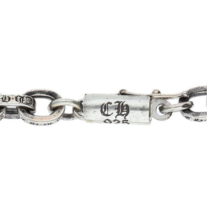 Chrome Hearts PAPER CHAIN Silver Bracelet Size 7INCH