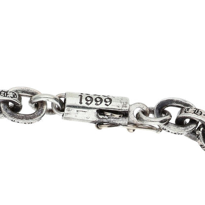 Chrome Hearts PAPER CHAIN Silver Bracelet Size 7INCH