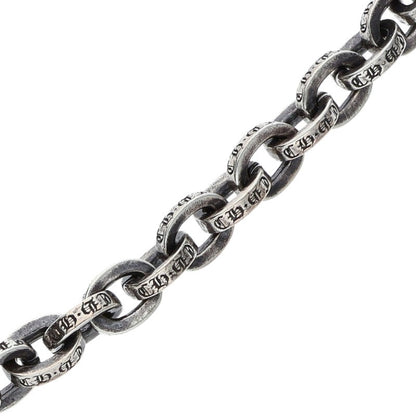 Chrome Hearts PAPER CHAIN Silver Bracelet Size 7INCH