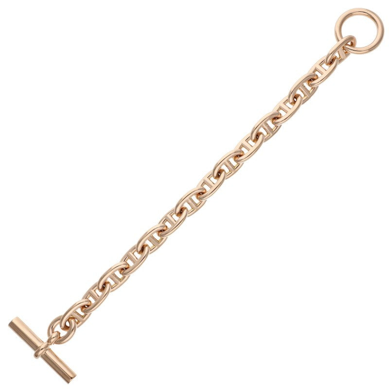 HERMES K18PG Chaine d'Ancre MM Bracelet Size 15LINK