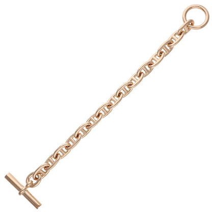 HERMES K18PG Chaine d'Ancre MM Bracelet Size 15LINK