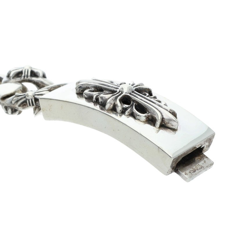 Chrome Hearts ID FLORAL CRS Silver Bracelet Size 13LINK