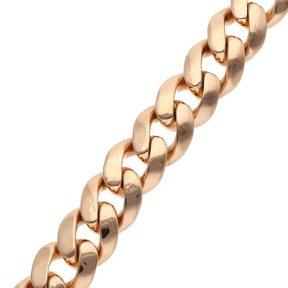Chrome Hearts 22K BS Fleur ID Box Gold Bracelet Size 15LINK
