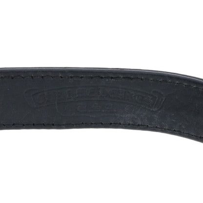Chrome Hearts 3BTN 2SNP Heart Leather ONE SIZE Bracelet Size ONE SIZE