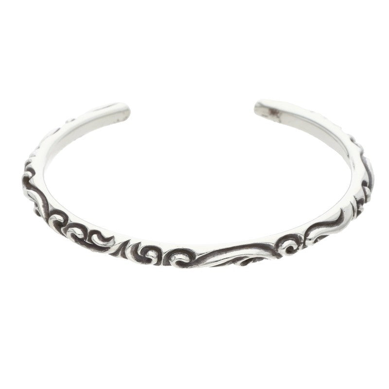 Chrome Hearts BANGLE SCROLL Silver Bangle Belt Size M