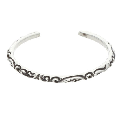 Chrome Hearts BANGLE SCROLL Silver Bangle Belt Size M