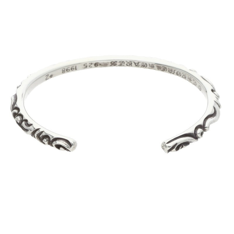 Chrome Hearts BANGLE SCROLL Silver Bangle Belt Size M