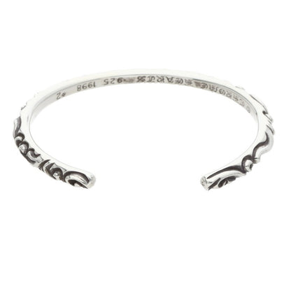 Chrome Hearts BANGLE SCROLL Silver Bangle Belt Size M