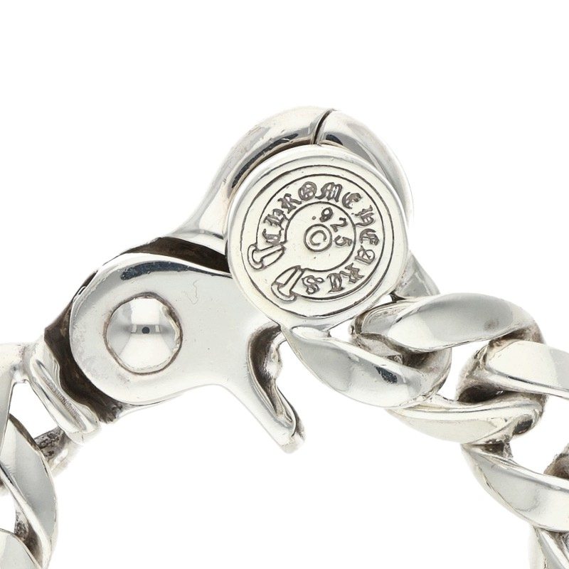 Chrome Hearts Classic Chain Link Silver Bracelet Size 13LINK