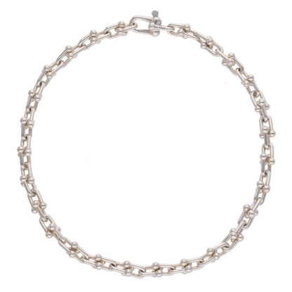 TIFFANY&Co. HardWear Micro Link Silver Bracelet Size L