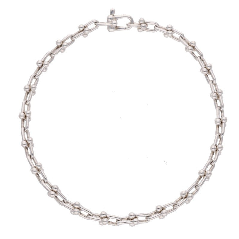 TIFFANY&Co. HardWear Micro Link Silver Bracelet Size L