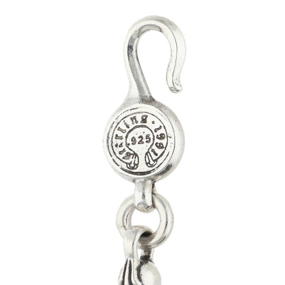 Chrome Hearts Barrel Link w/ Tiny Cross Bracelet Size 7LINK