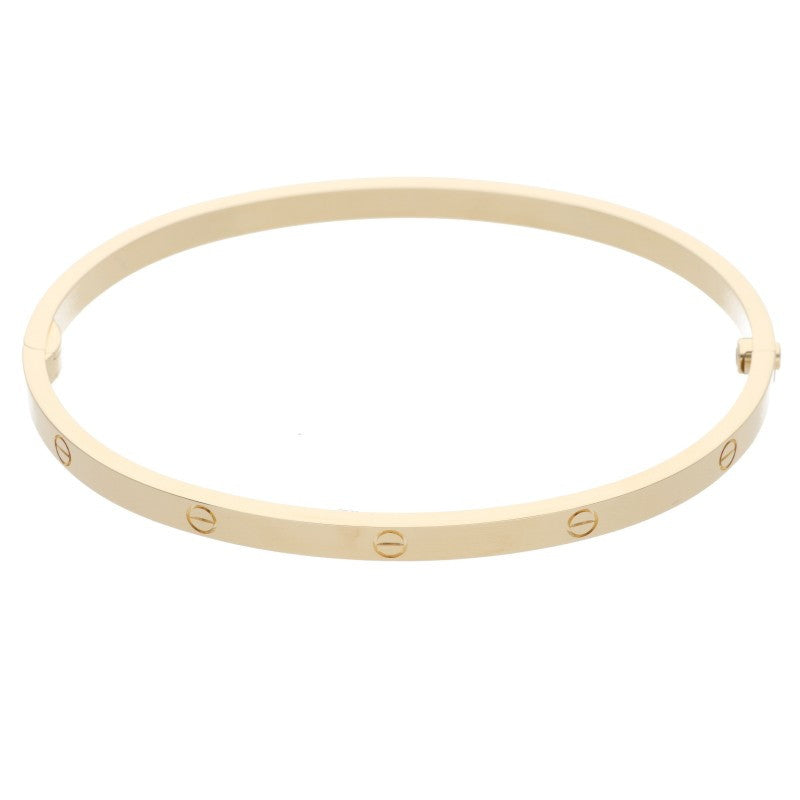 Cartier 18K Yellow Gold Small Love Bracelet Size 19