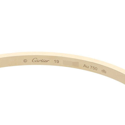 Cartier 18K Yellow Gold Small Love Bracelet Size 19