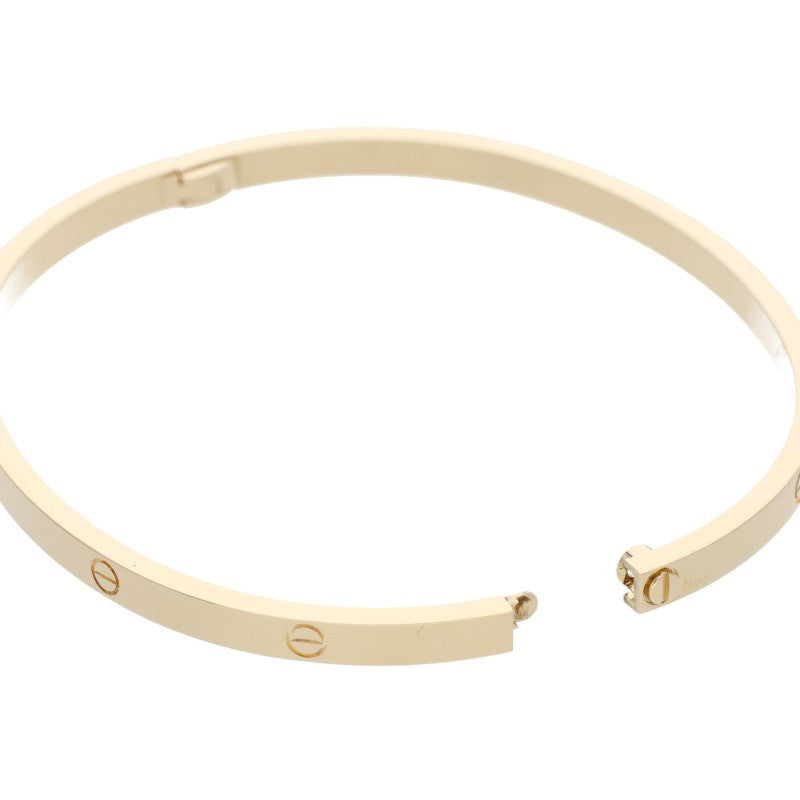 Cartier 18K Yellow Gold Small Love Bracelet Size 19