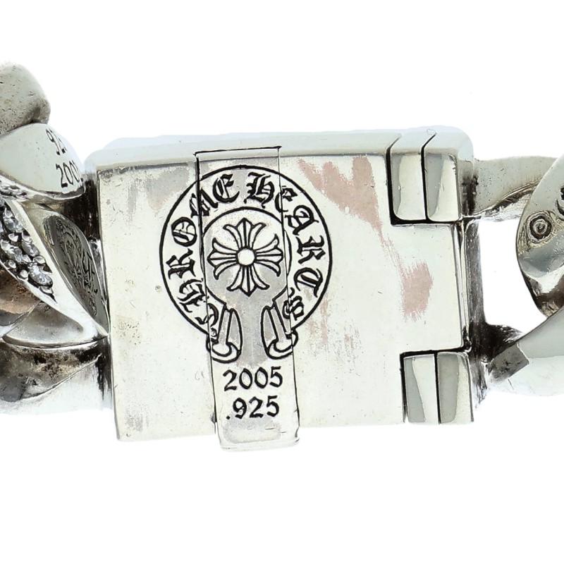 Chrome Hearts BOX CH X CLSC P Diamond Bracelet Size 13LINK