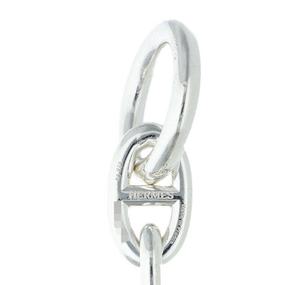 HERMES Chaine d'Ancre TGM Silver Bracelet Size 13LINK