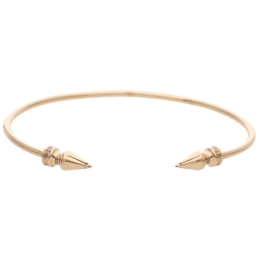 Chrome Hearts 22K Spike Cuff Gold Bangle Belt Size ONE SIZE