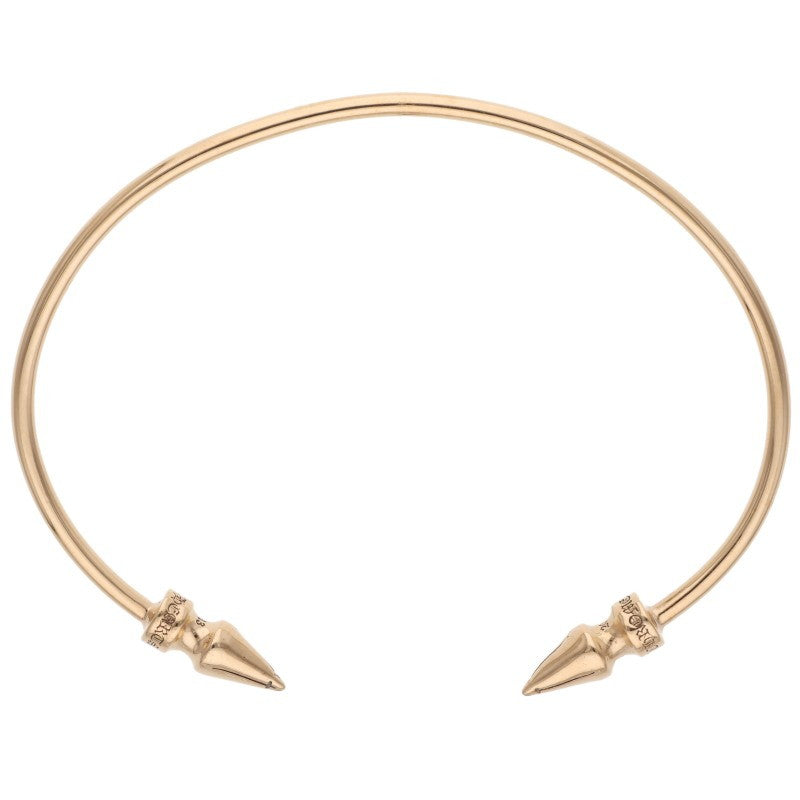 Chrome Hearts 22K Spike Cuff Gold Bangle Belt Size ONE SIZE