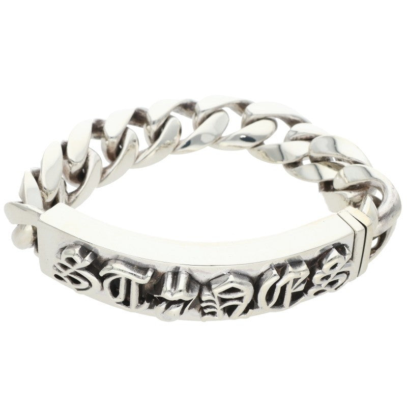 Chrome Hearts Lip & Tongue ID Silver Bracelet Size 10LINK