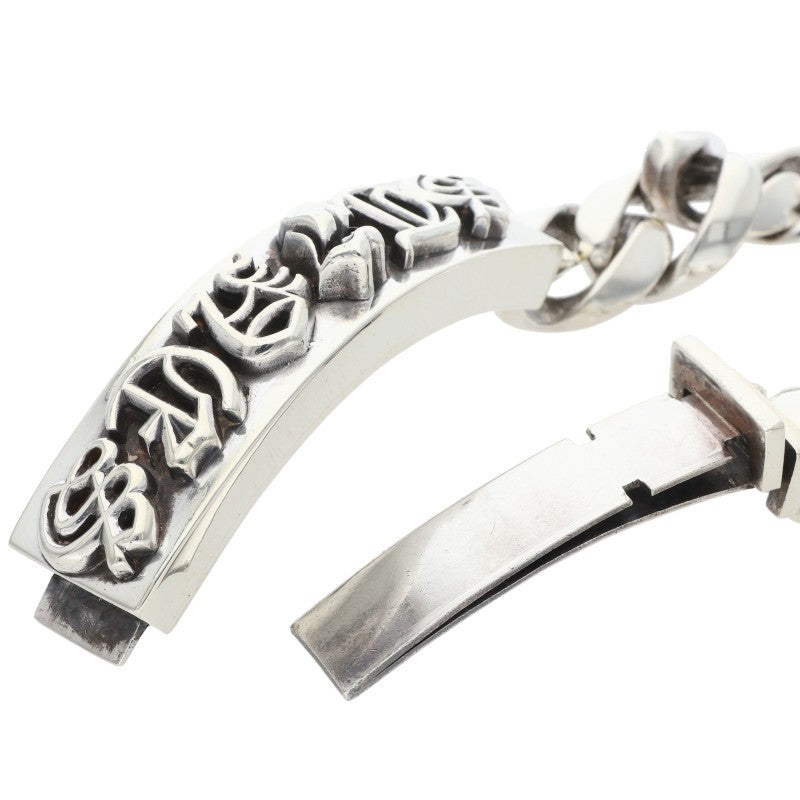 Chrome Hearts Lip & Tongue ID Silver Bracelet Size 10LINK