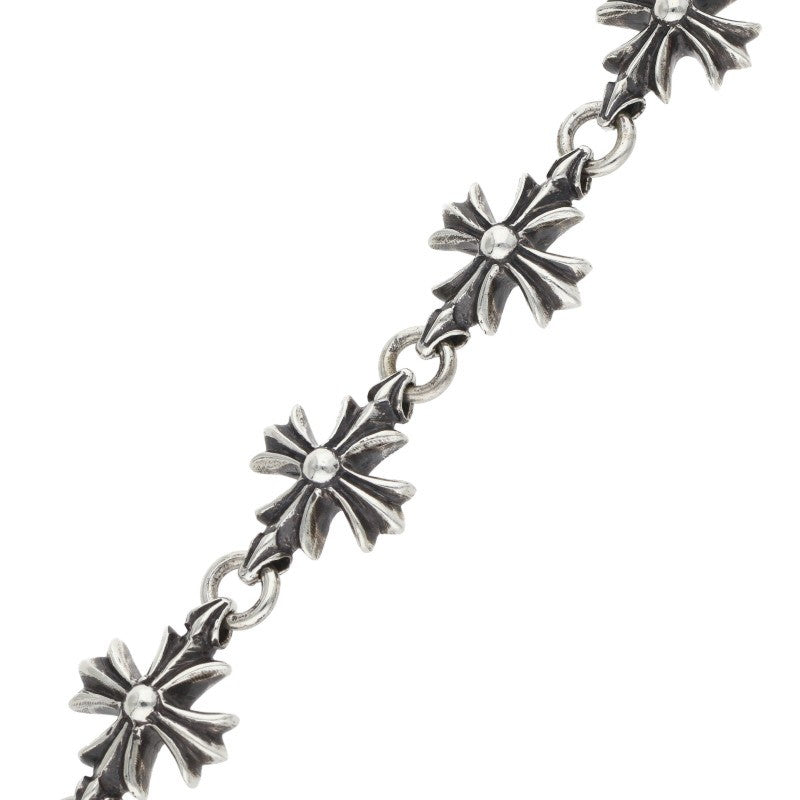Chrome Hearts CO CH PLUS Cutout Silver Bracelet Size 9LINK