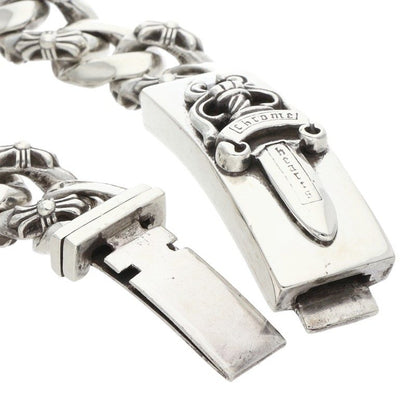 Chrome Hearts ID Dagger Fancy Link Bracelet Size 13LINK