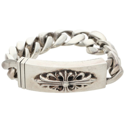 Chrome Hearts ID Floral CRS Silver Bracelet Size 11LINK