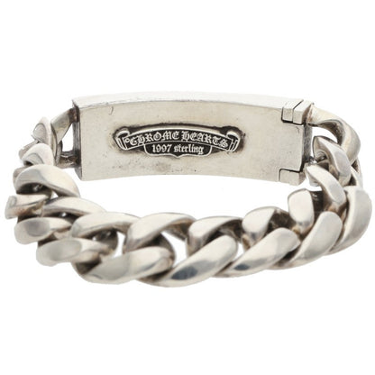 Chrome Hearts ID Floral CRS Silver Bracelet Size 11LINK