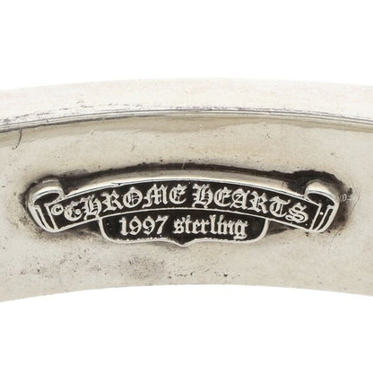 Chrome Hearts ID Floral CRS Silver Bracelet Size 11LINK
