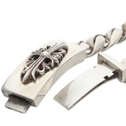Chrome Hearts ID Floral CRS Silver Bracelet Size 11LINK