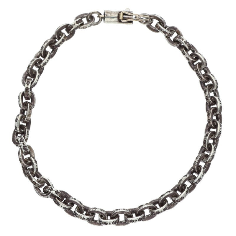 Chrome Hearts Paper Chain 925/14K Silver Bracelet Size 7INCH