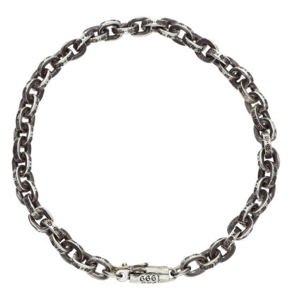 Chrome Hearts Paper Chain 925/14K Silver Bracelet Size 7INCH