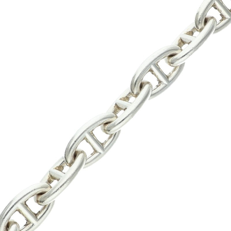 HERMES Chaine d'Ancre GM Silver Bracelet Size 15LINK