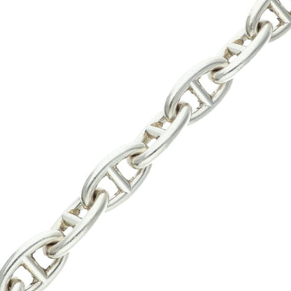 HERMES Chaine d'Ancre GM Silver Bracelet Size 15LINK