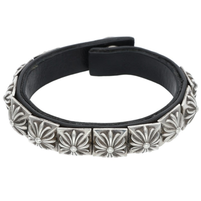 Chrome Hearts ZERO STUD SNGL Leather Bracelet Size ONE SIZE