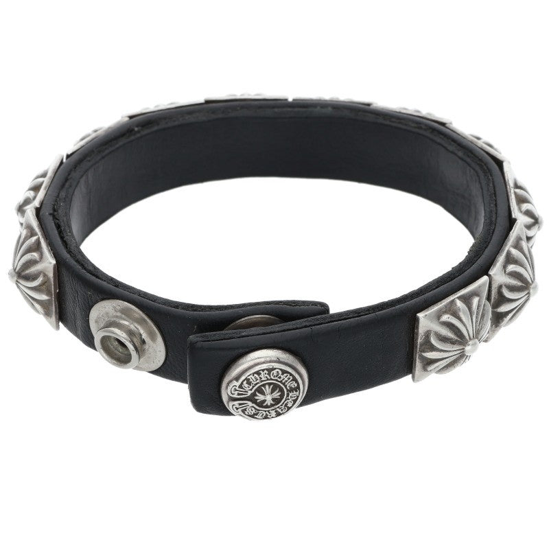 Chrome Hearts ZERO STUD SNGL Leather Bracelet Size ONE SIZE
