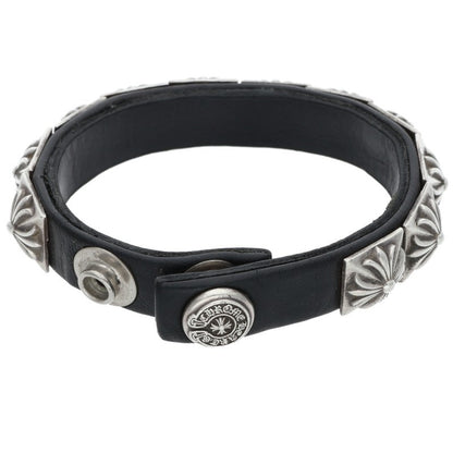 Chrome Hearts ZERO STUD SNGL Leather Bracelet Size ONE SIZE