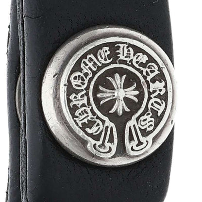 Chrome Hearts ZERO STUD SNGL Leather Bracelet Size ONE SIZE