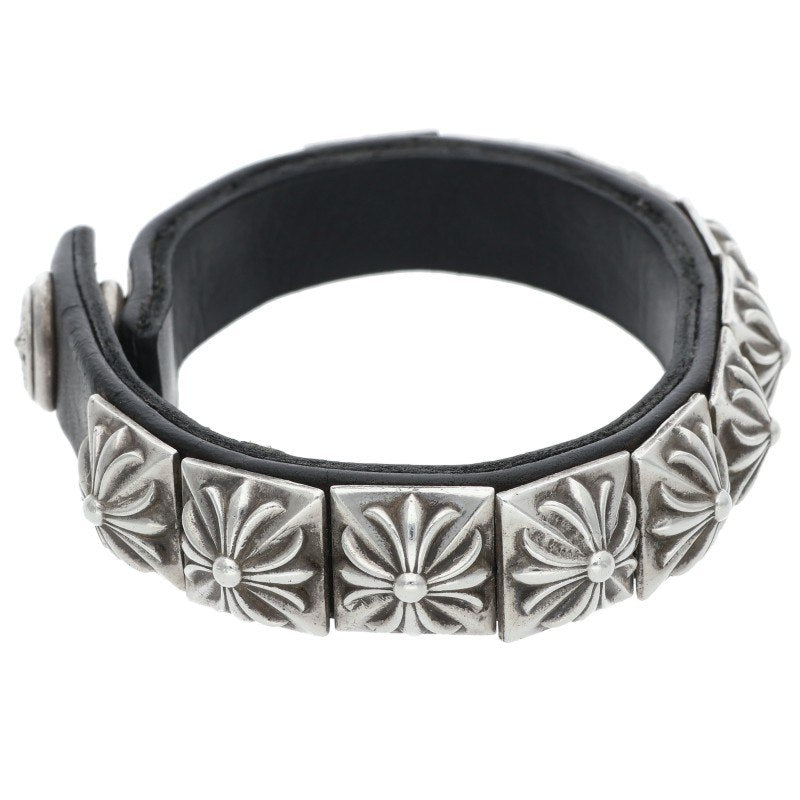 Chrome Hearts ZERO STUD SNGL Leather Bracelet Size ONE SIZE