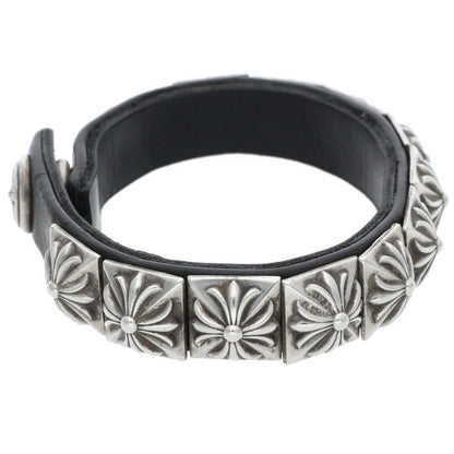Chrome Hearts ZERO STUD SNGL Leather Bracelet Size ONE SIZE
